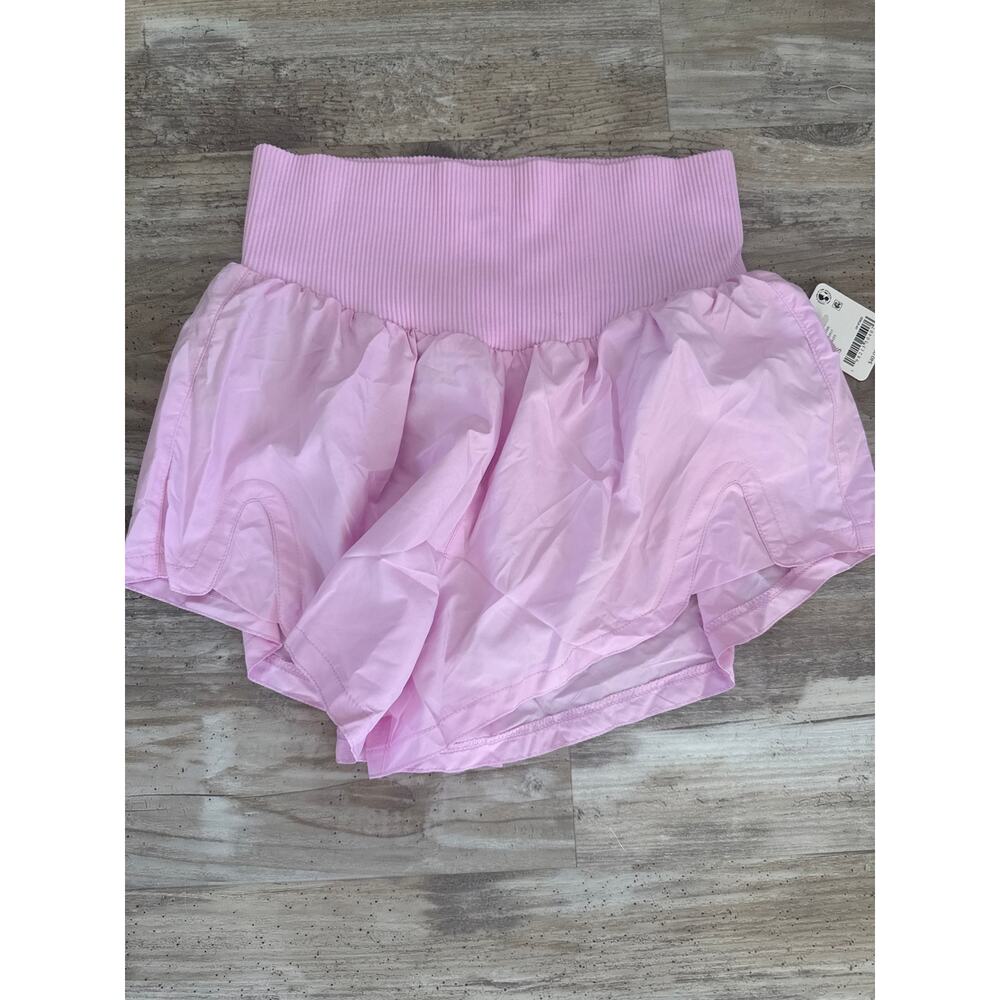 Free People Movement Shorts Pink NWT XS High Waist Athletic Running Shorts